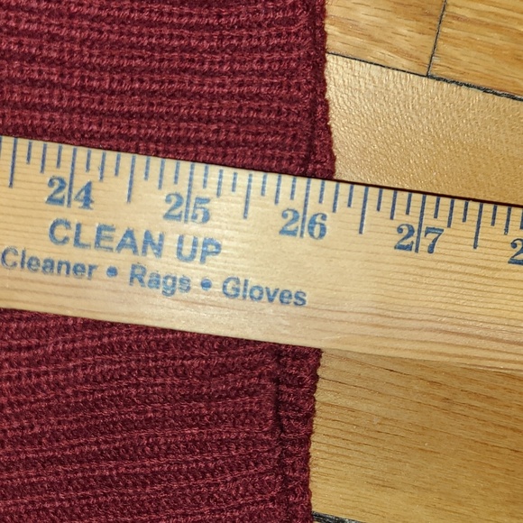 Burgandy Cardigan.  PTP is 27. - Picture 10 of 10